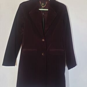 House of Harlow 1960 Deep  Burgundy Blazer